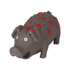FLMG mänguasi koertele piiksuga „Walae“ siga, tumehall, 18cm  517958