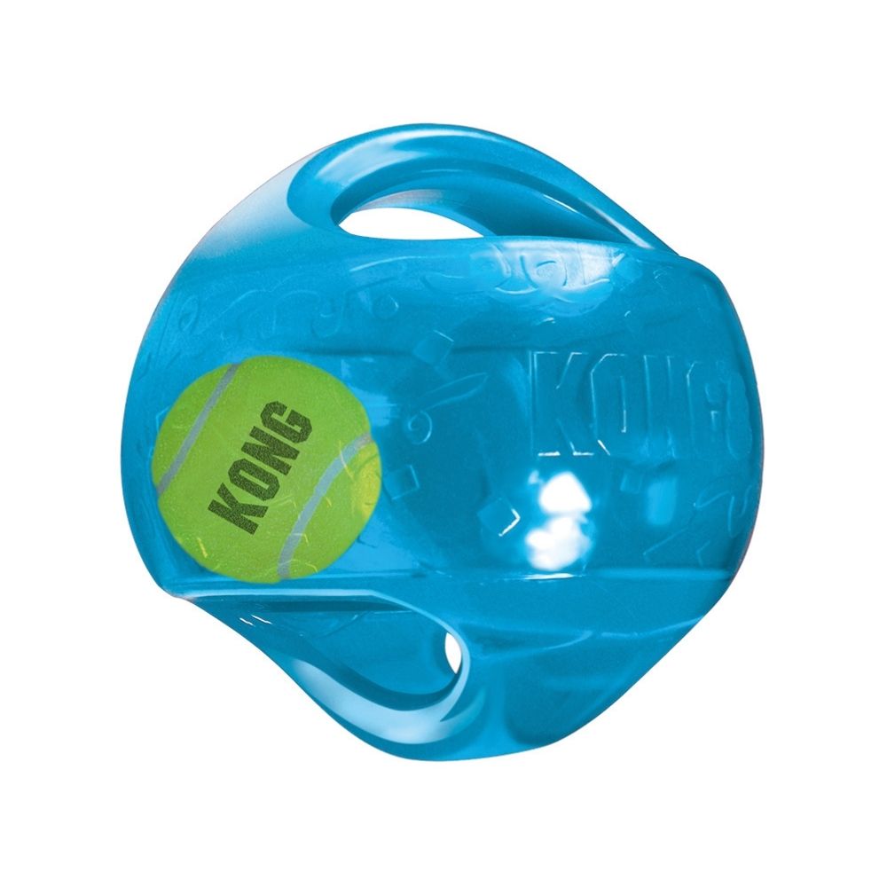 Flamingo mänguasi koertele „Kong Jumbler“ pall, M/L, sinine