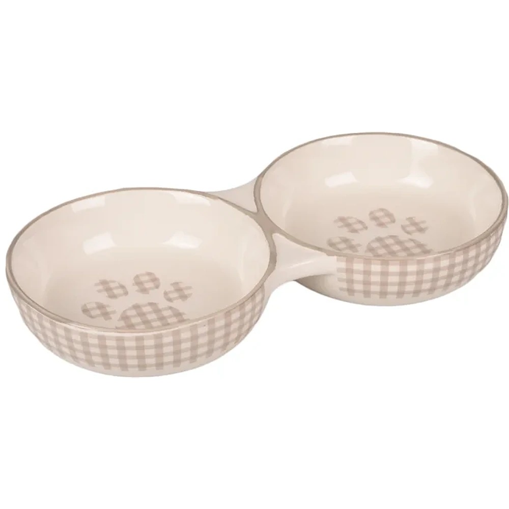 FLMG paariskauss kassidele “Mylo” beež/valge, 2x145ml  560696