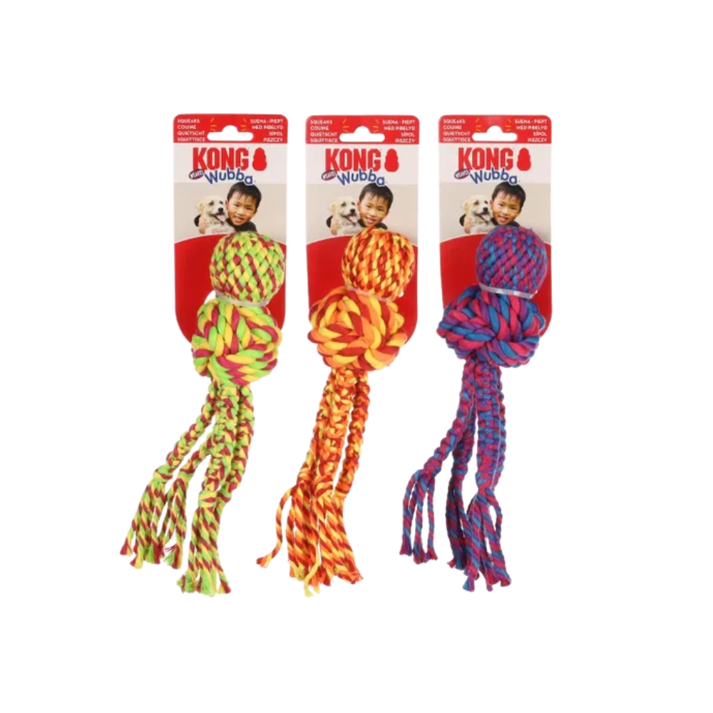 FLMG mänguasi koertele “Kong Wubba” köis heliga, assortii S/M  523026