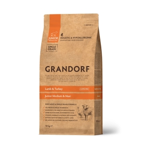 Grandorf Lammas ja Kalkun Juunioritele 10kg (Pakendil väike kahjustus)