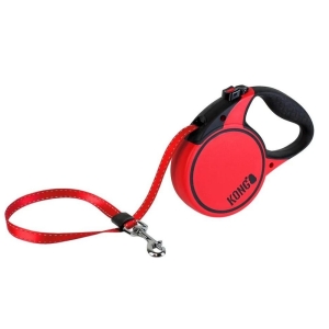 KONG -  Flexi jalutusrihm Terrain, suurus: XS, värv: punane, 3m