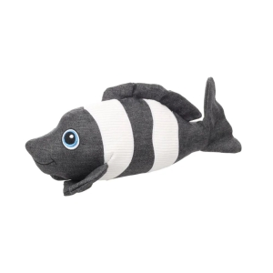 FLMG mänguasi koertele "Flipper" klounkala, hall, L 525493