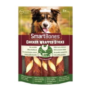 SmartBones Chicken. Wrap. Sticks Med. 5 tk, 125g.