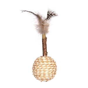 FLMG mänguasi kassidele “Navajo” pall sulgedega 561009