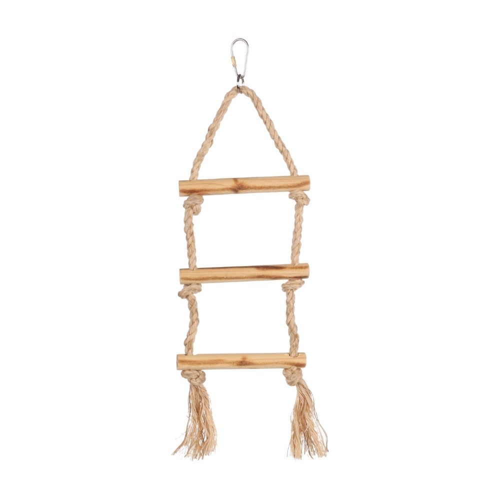 FLMG mänguasi lindudele “BBQ” köiest kiik, helepruun