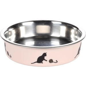 FLAMINGO söögi- ja joogikauss kassidele "Dena“, roosa, 11cm, 160ml