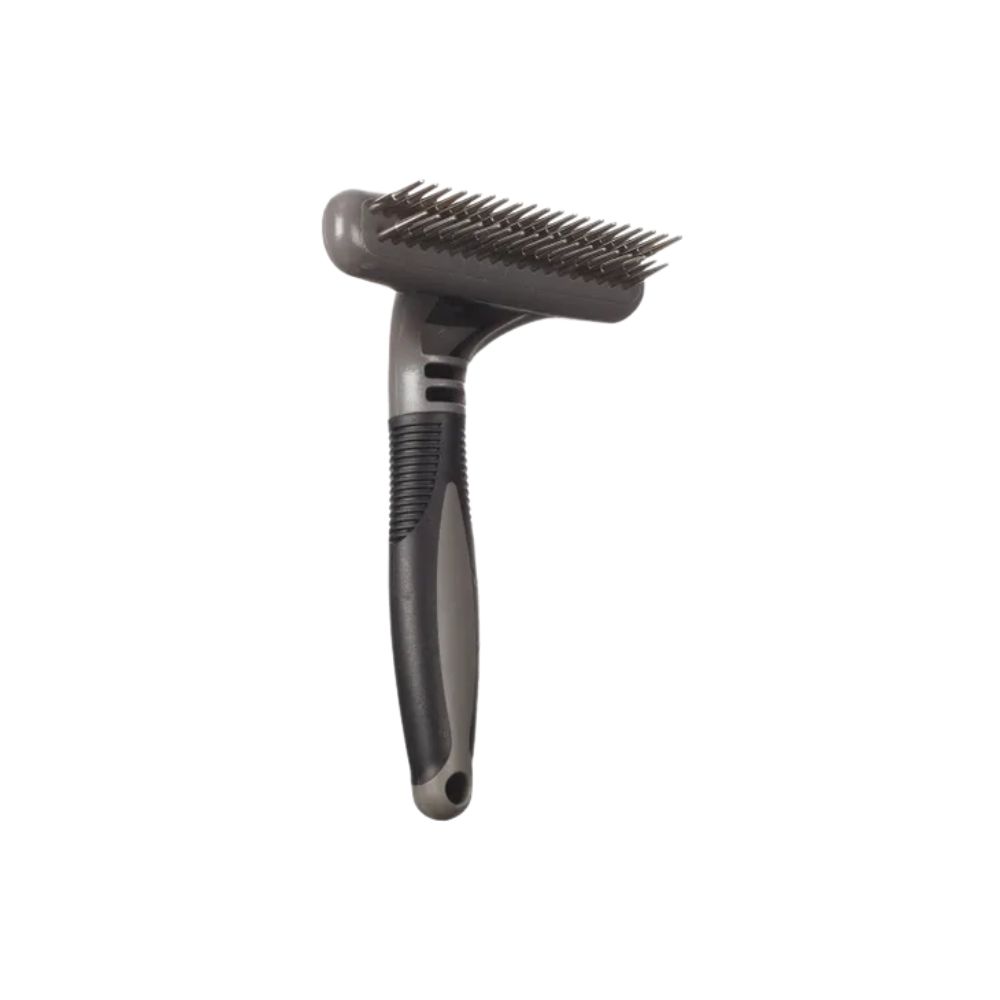 FLMG aluskarva hari koertele “Comfort” pöörlevate metallharjastega