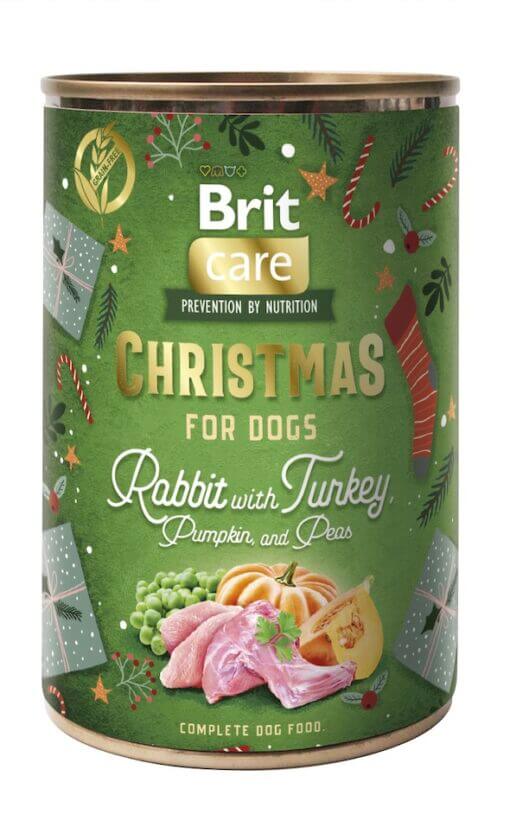 Brit Care Christmas Rabbit with Turkey konserv koertele 400g