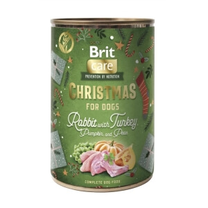 Brit Care Christmas Rabbit with Turkey konserv koertele 400g