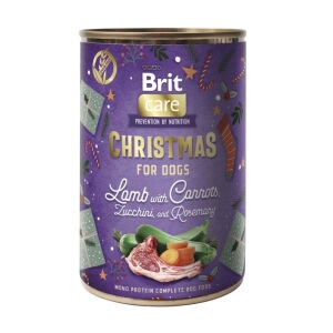 Brit Care Christmas Mono Protein Lamb konserv koertele 400g