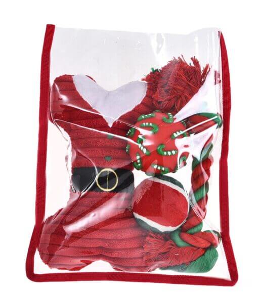 Barry King punane jõulukomplekt koerale