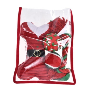 Barry King punane jõulukomplekt koerale