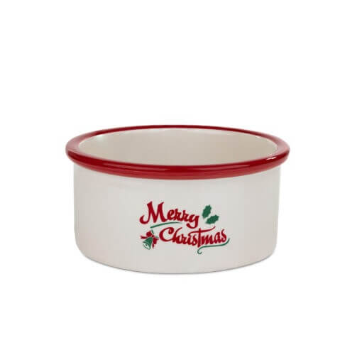 Barry King keraamiline jõulukauss koerale punane 16x6cm