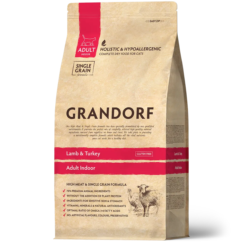 Grandorf Cat Lammas ja Kalkun Tubastele Kassidele 2kg