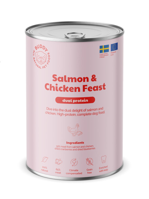 BUDDY KOERA KONSERV LÕHE/KANA 400G