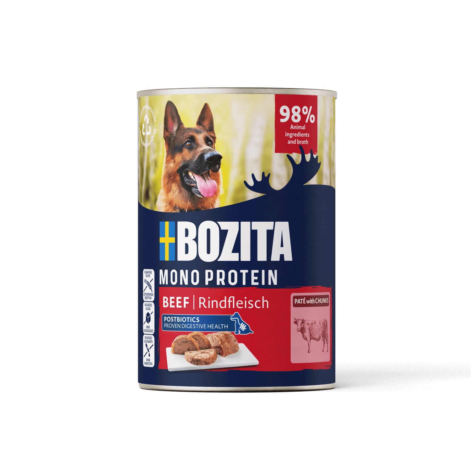 Bozita Monoprotein Pate dog Beef 400g