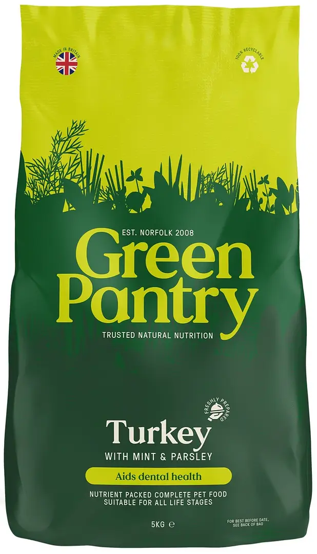 Green Pantry Kalkuniliha ja Pruuni Riisiga Täissööt Igas Vanuses Koertele 5kg