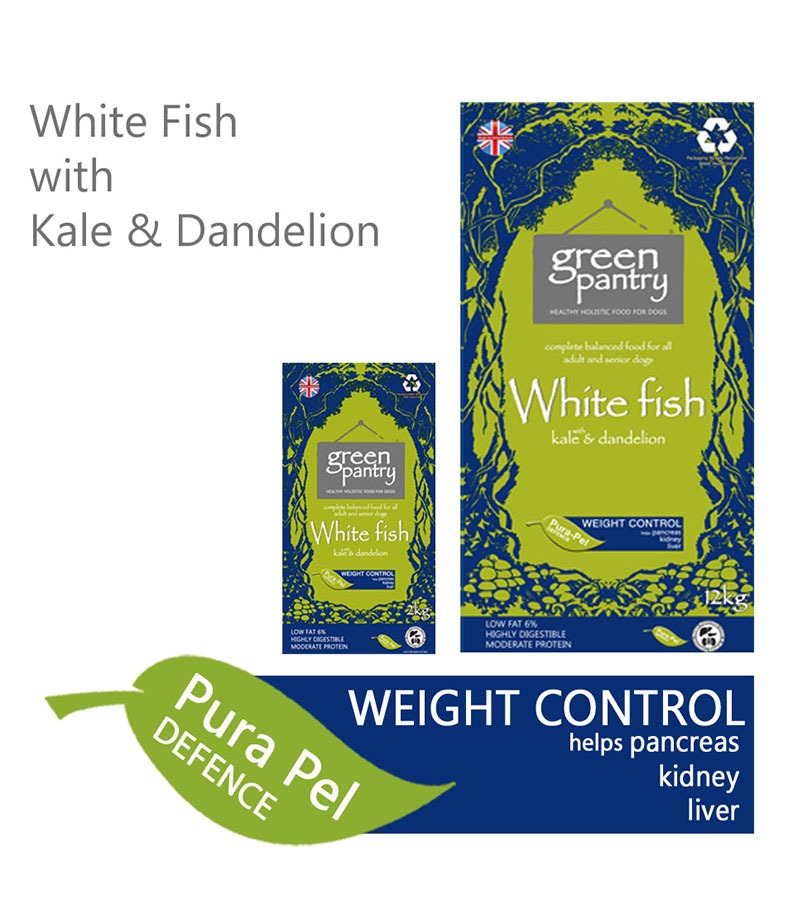 Green Pantry Teraviljavaba Valge Kalaga Täissööt igas vanuses koertele 10kg