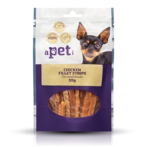 Apeti maius väikest tõugu koerale, kanafileeribad 55g