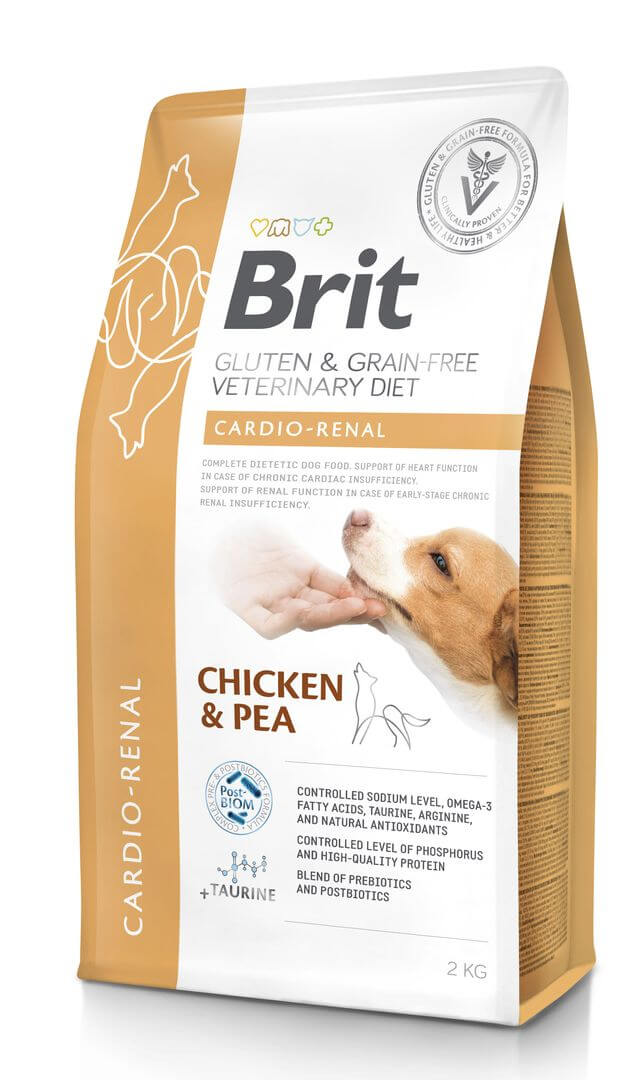 Brit Veterinary Diet Cardio - Renal erisööt koertele 2kg