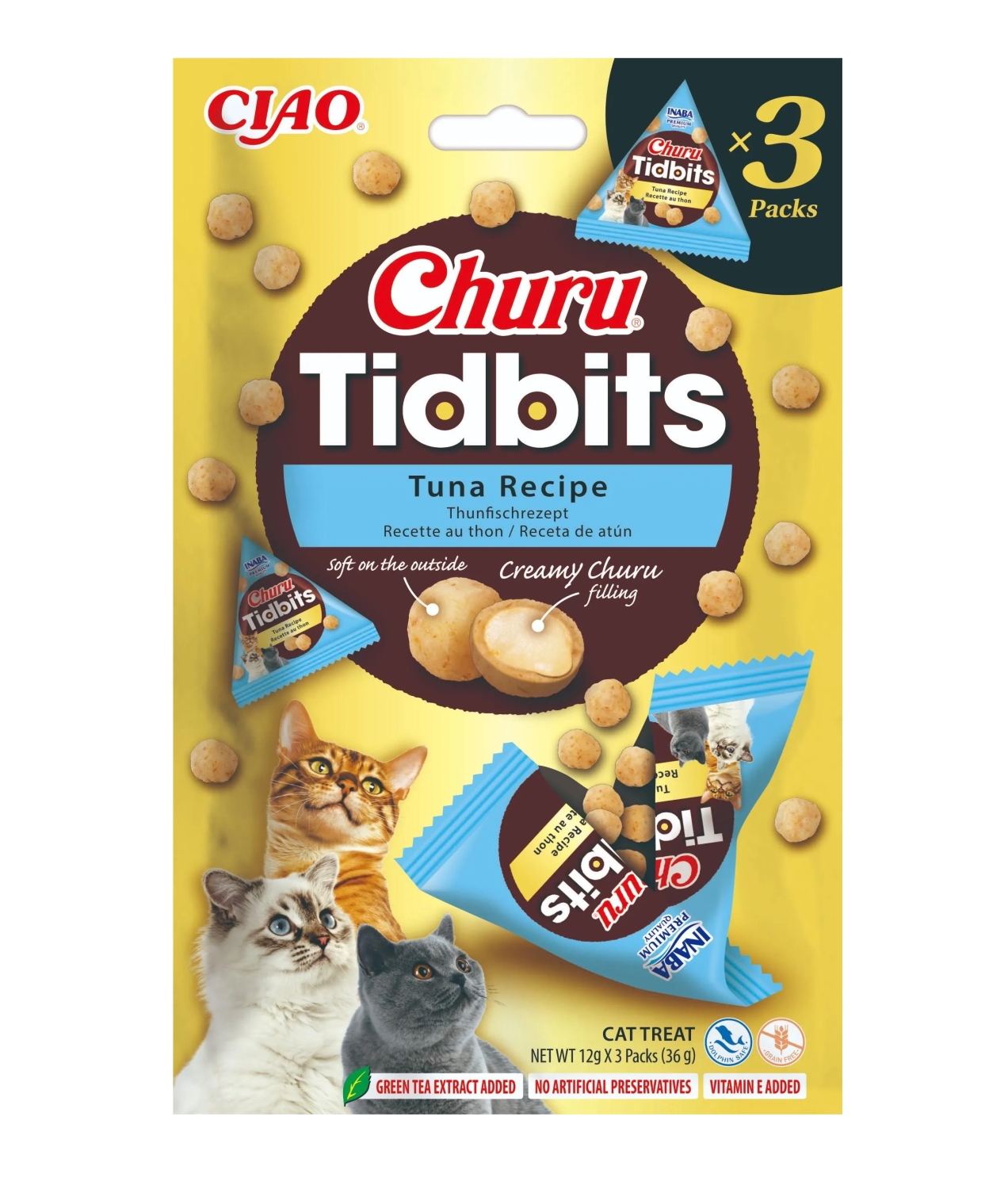 Inaba Churu Tidbits Tuna Recipe 3P