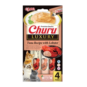 Inaba Churu Luxury Tuna Recipe with Lobster 4x14g