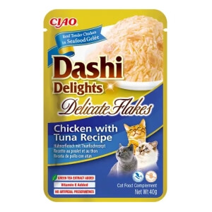 Inaba Dashi Delights Delicate Flakes Chicken with Tuna Recipe 40g