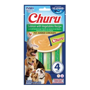 Inaba Churu Fish Salmon with Vegetables Recipe 4x14g