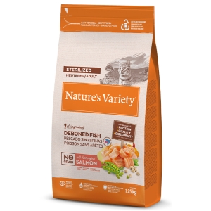 Nature's Variety Cat Sterilized NoGrain Norwegian Salmon 1,25kg