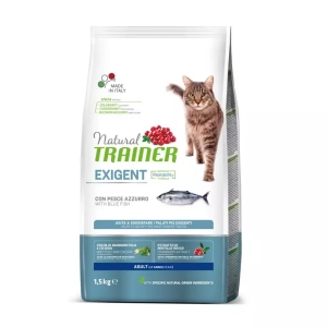 Trainer Natural Cat Exigent Adult Blue Fish 1,5kg