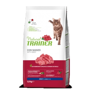 Trainer Natural Cat Adult with Beef 1,5kg