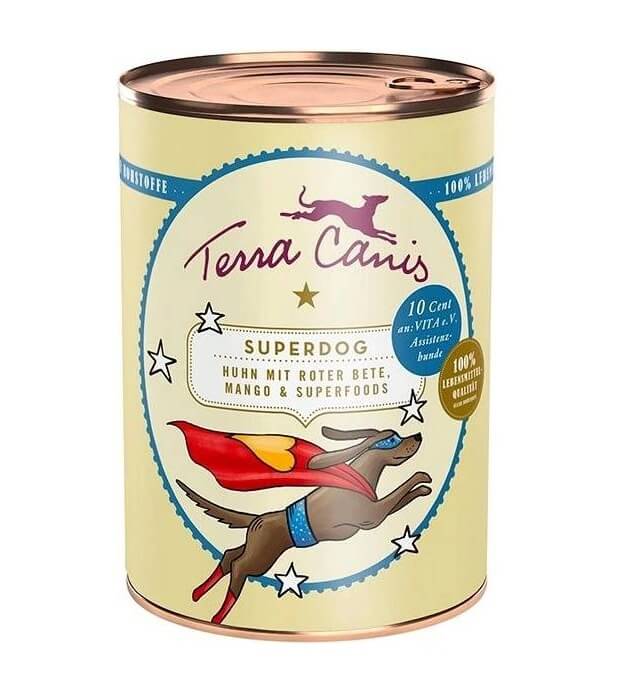 Terra Canis konserv kanaga koerale SUPERDOG 400g