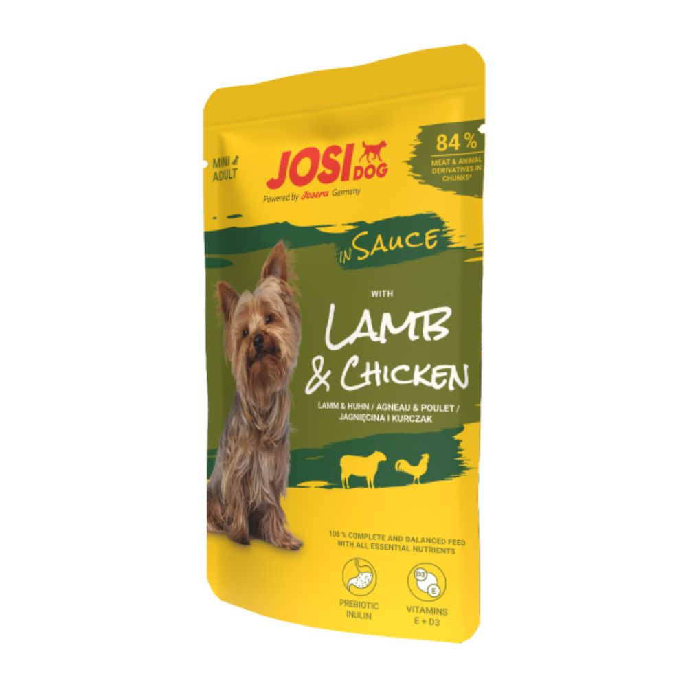 JosiDog Mini konserv lambaliha kanaga kastmes 100g