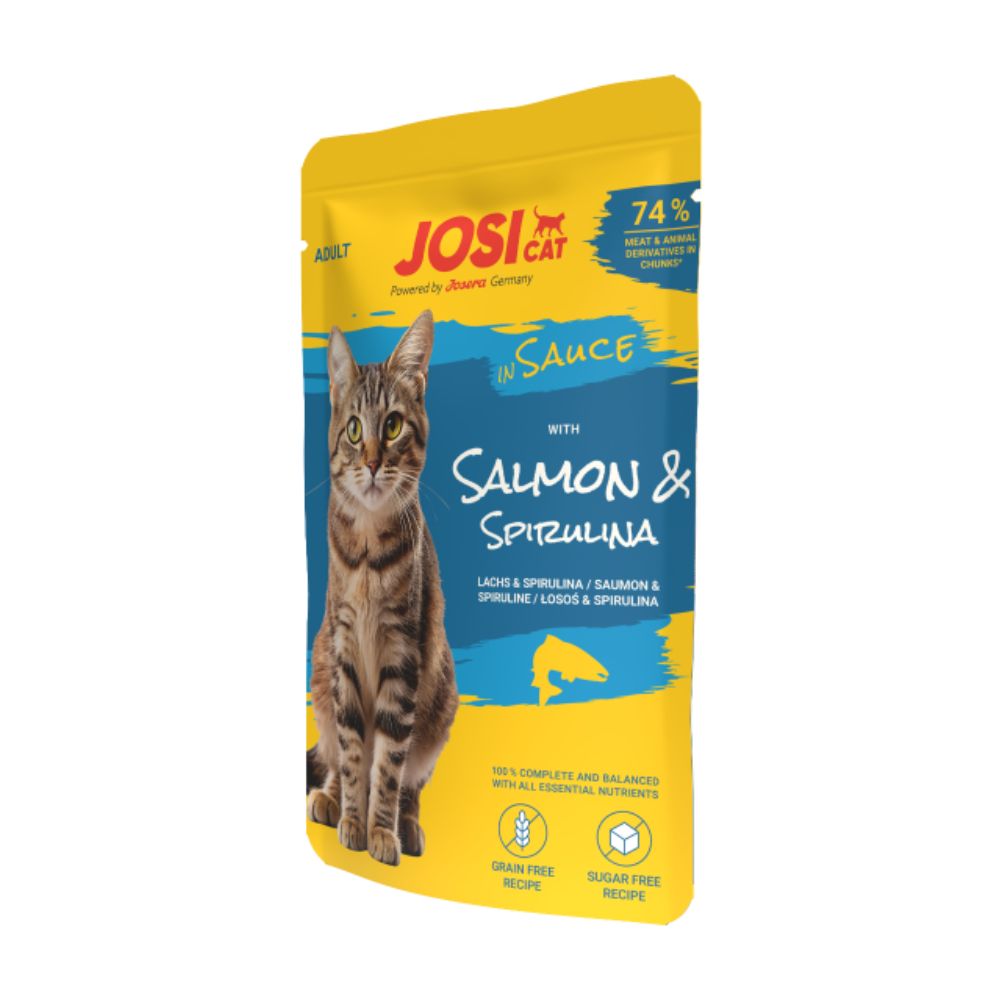 JosiCat konserv lõhe kastmes 85g