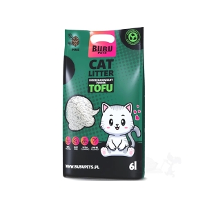 Bubu Pets männi lõhnaga tofu kassiliiv 2,5 kg / 6L