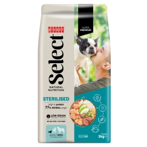 Select Adult Mini Sterilised Chicken and Rice koeratoit 3kg