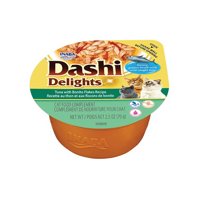 Inaba Dashi Delights Tuna with Bonito Flakes konserv kassile 70g