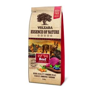 Velxara holistiline värske veiselihaga  kuivtoit täiskasvanud koertele  750g