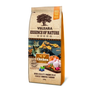 Velxara holistiline värske kanaga kuivtoit täiskasvanud koertele  11,4kg