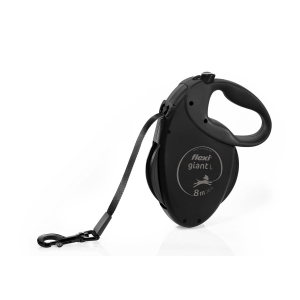 Поводок flexi Giant Black Edition L 8m Лента чёрный