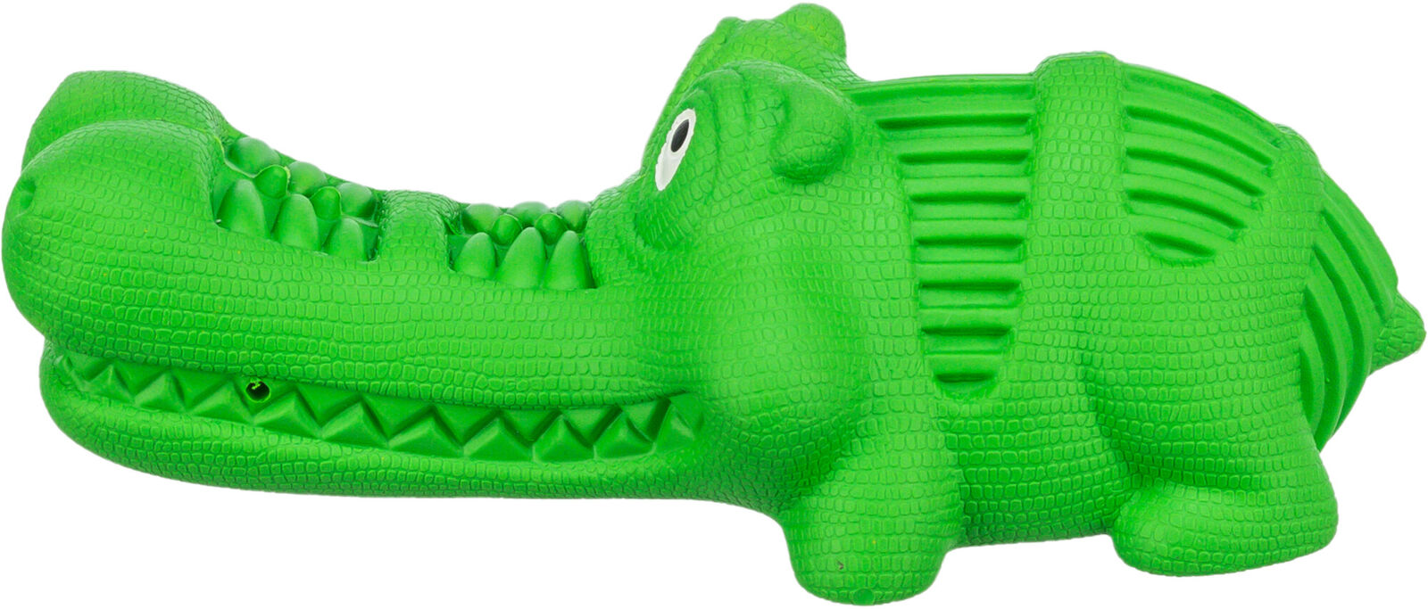 Игрушка для собак Крокодил для лакомств, 18 см, зеленый