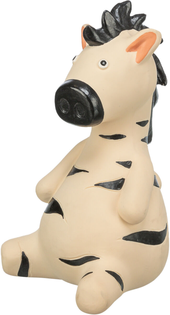 Игрушка для собак Зебра, латекс, 15 см