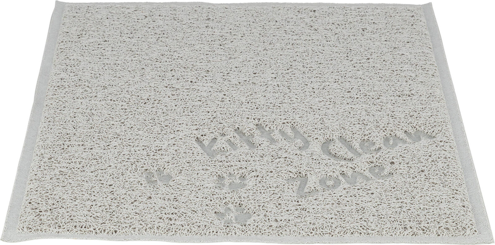 Kassi tualeti käpamatt, PVC, 37 x 45 cm, helehall