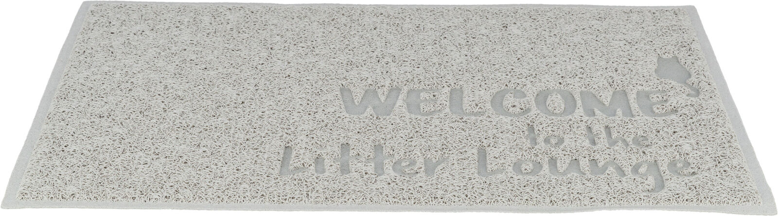 Kassi tualeti käpamatt, PVC, 40 x 60 cm, helehall