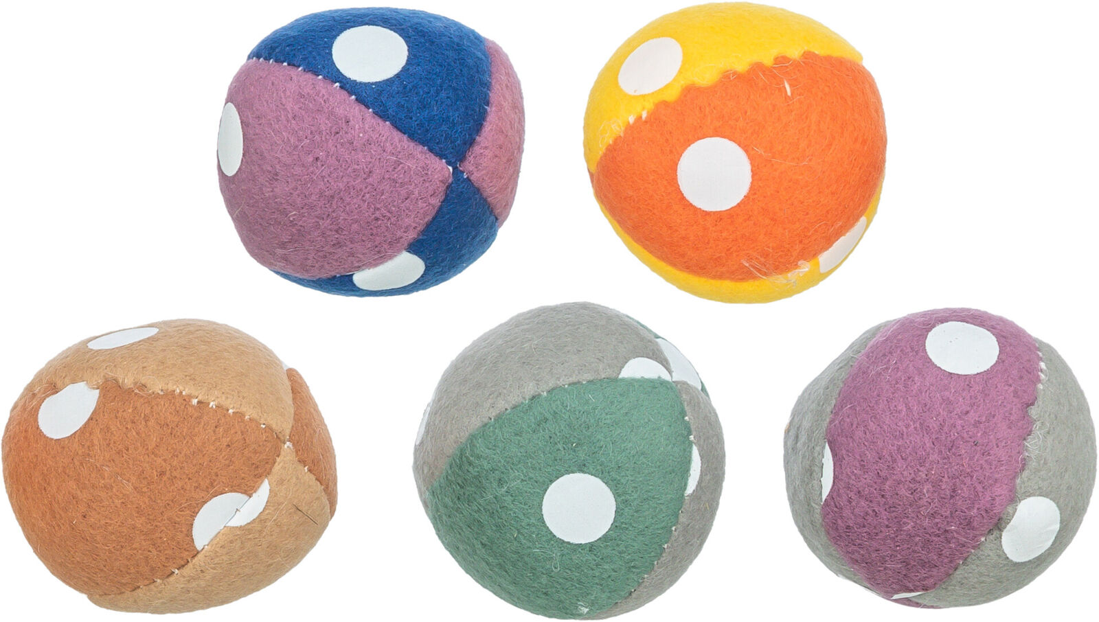 Игрушка для кошек Мячик, плюш, ø 4.5 см