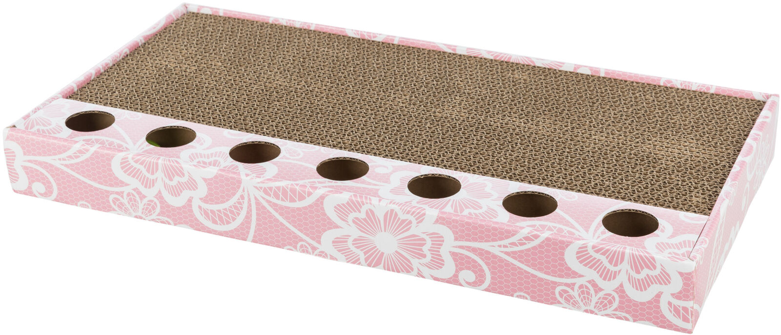 Kraapimispind mänguasjadega 48x5x25cm roosa