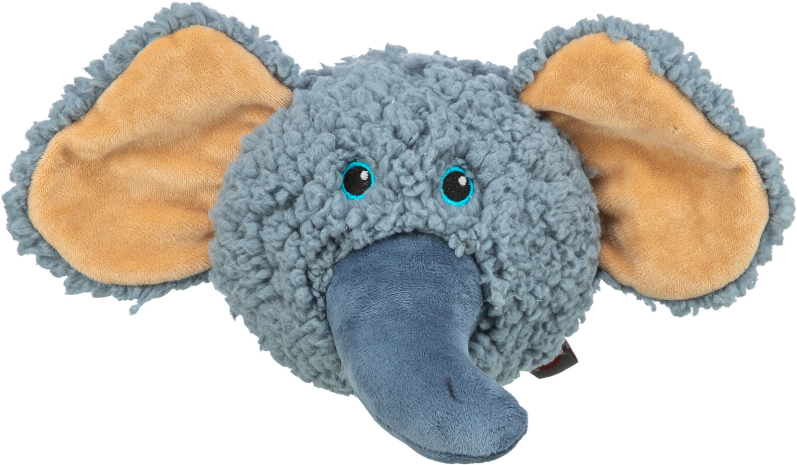 Игрушка для собак Голова слона, плюш, 12 см