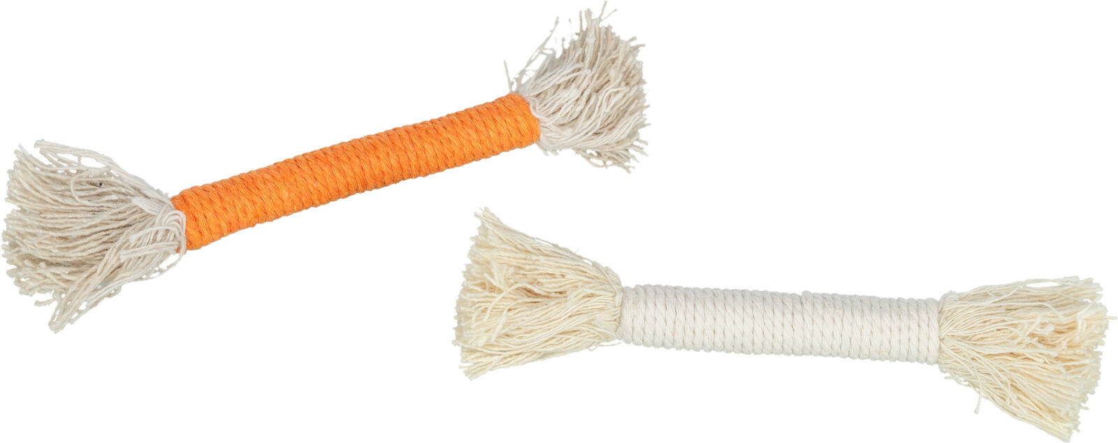 Игрушка для кошек Лохматая веревка 2шт, 15 см