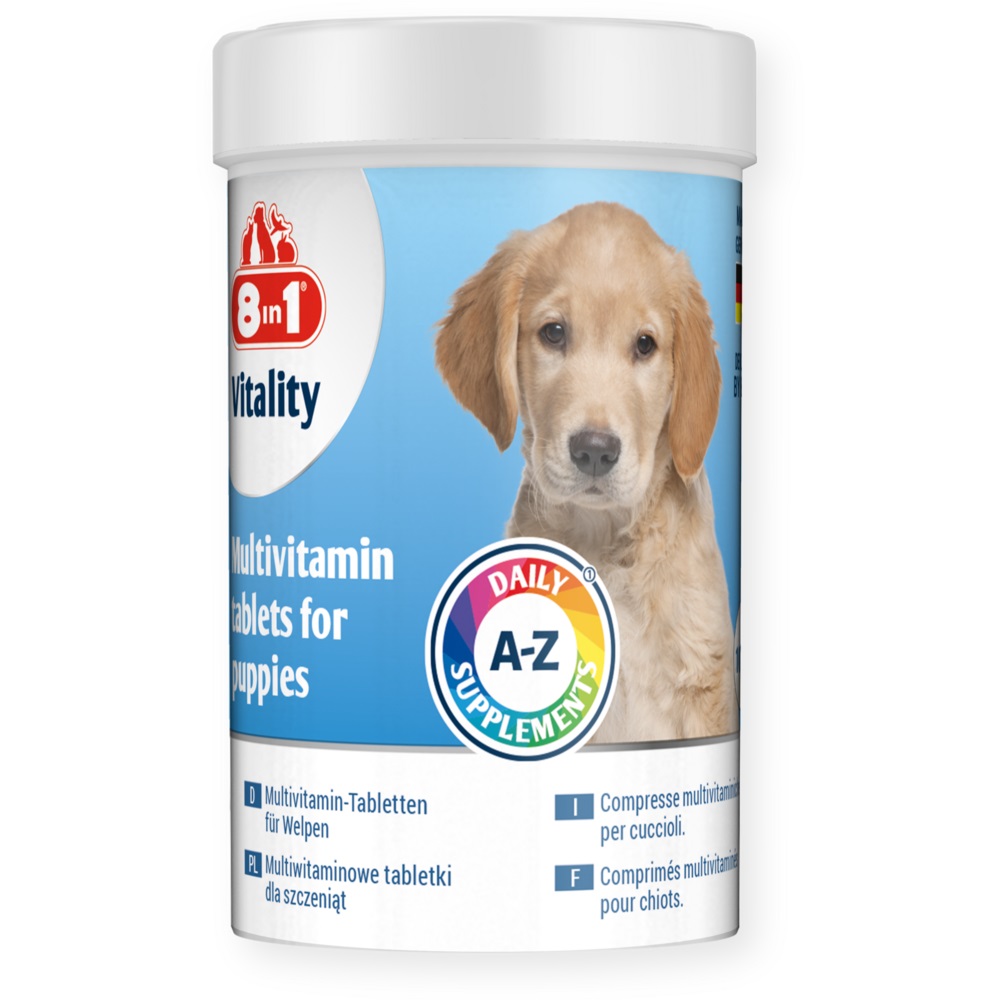 Пищевая добавка для собак 8in1 Vitality Multi Витамин для щенков 100 таблеток